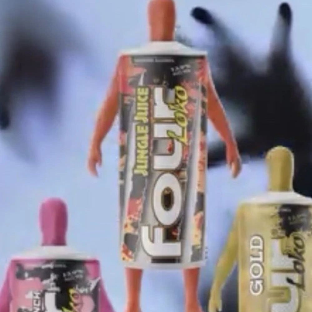 Four Loko Beverage Can Costume (Jungle Juice) 
Middle of photograph for sale